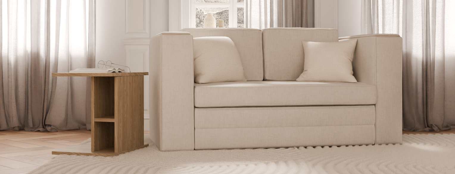 Read more about the article Polski producent mebli tapicerowanych – sofa z funkcją spania od Beluro